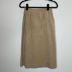 Vintage Vera Maxwell Camel Suede Like Skirt  Waist